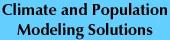 Climate and Population Modeling Solutions